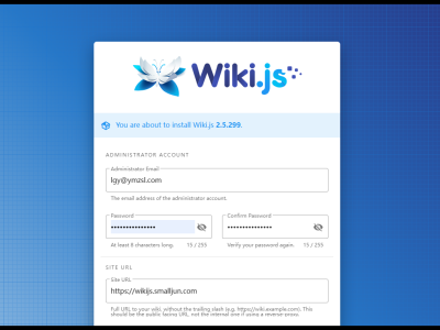 【实用的开源项目】使用服务器部署Wiki.js，一个美观且强大的开源Wiki程序