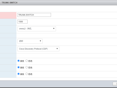 ESXI 设置 Trunk 网络