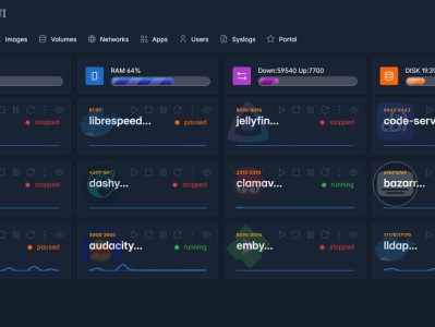 内置119个容器，全新Docker可视化管理工具，界面有亿点点酷炫