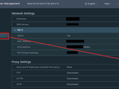 How to configure Proxy Settings for vCenter Server
