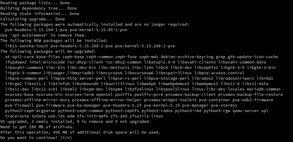 Upgrade to Proxmox VE 7.4