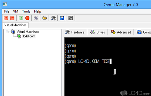 Qemu Manager screenshot