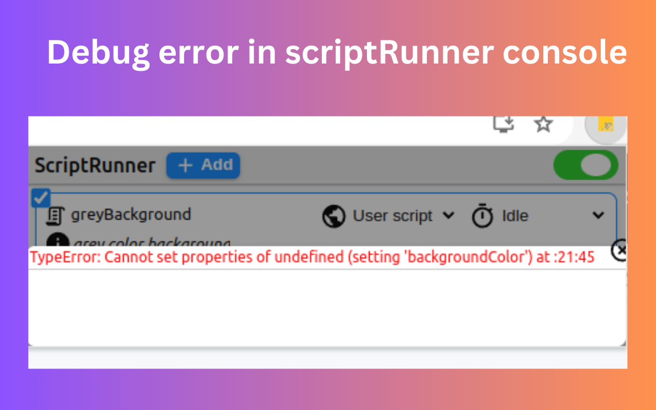 ScriptRunner - v3 用户脚本管理器 chrome谷歌浏览器插件_扩展第2张截图